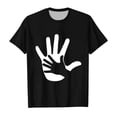 thumbnail image 1 of TZEWGL Graphic Printed Pink Color Short Sleeve Crewneck Tops For Kid Clothes For Girls Boys size 4-5T, 1 of 4