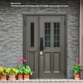 thumbnail image 3 of Entry Door Lock, Curved Angle Aluminum Alloy Door Handleset  For Home, 3 of 8