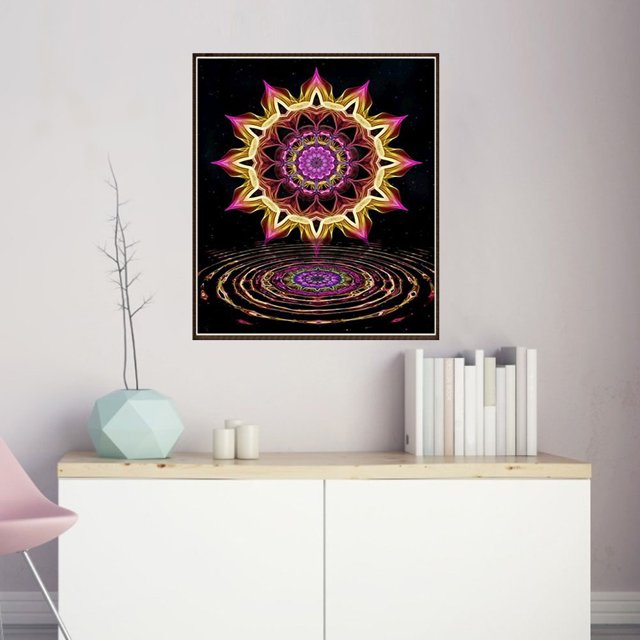 Diy Pintura De Diamantes, Pintura De Diamantes Duradera, Ecológica Para La Pared Del Hogar De La Cafetería De La Oficina OTVIAP Diamond Painting