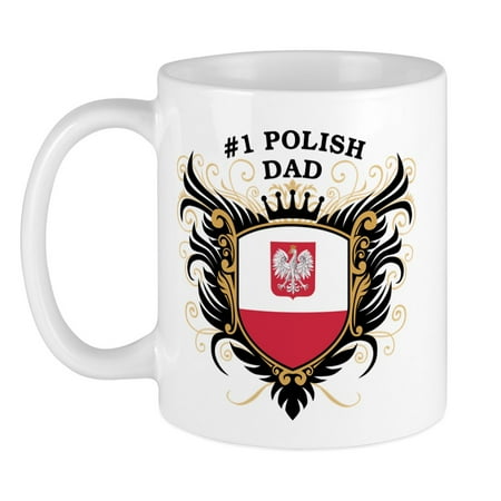 

CafePress - Number One Polish Dad Mug - Ceramic Coffee Tea Novelty Mug Cup 11 oz