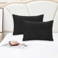 thumbnail image 6 of BinKFF Zippered Pillowcases, 2 Pack Microfiber Queen Pillow Cases, Super Soft Pillowcases with Envelope Closure, Wrinkle, Fade and Stain Resistant Pillow Covers, 19.3x14.2, 6 of 8