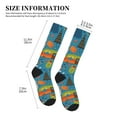 thumbnail image 4 of Pofeuu Animals In Camping Print Compression Socks for Women & Men Circulation - Best Support for Nurses,Running,Athletic,Sports, 4 of 7