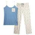 thumbnail image 2 of Andree Joan Womens Pajama Set - 2 Piece Short Sleeve Pajama Top and Pajama Pants for Women, 2 of 7