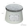 thumbnail image 2 of Christmas 10.5Oz Taper Candle Peppermint Bark, 2 of 3