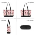 thumbnail image 6 of FORMRS Canvas Laptop Tote Bag for Women with 15.6" Computer Compartments Shoulder Handbag, Cherries Pattern, 6 of 7