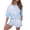 short sets 9#Blue, variant on WAYUTE Shorts Sets Women 2 Piece Outfits Tie Dye Short Sleeve V Neck T Shirt and Leisure Lacing Shorts Baggy Outdoor Summer Outfit