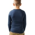 thumbnail image 3 of Fun and Function's Navy Long Sleeves Hug Tee Shirt for Deep Pressure for Kids with Sensory Issues - Size 6-7, 3 of 7