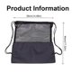 thumbnail image 2 of 2 Pack Ball Net Basketball Bag Ball Bag Nylon Mesh Bag with Shoulder Strap Portable Ball Bag Soccer Bag Mesh Sports Ball Bag Ball Bag for Basketball S, 2 of 5
