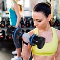 thumbnail image 4 of Adjustable Dumbbell 55 lb Dumbbell: Single Dumbbell with -Slip Handle, Fast Adjust Weight by Turning Handle with Tray, Exercise Fitness Dumbbell Suitable for Women Man Workout, 4 of 9