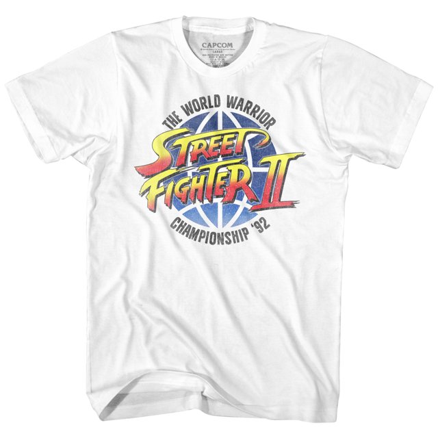 Street Fighter Video Martial Arts Arcade Game World Warrior Adult T-Shirt Tee