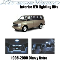 XtremeVision LED for Chevy Astro 1995-2000 11 Pieces Cool White Premium Interior LED Kit Package   Installation Tool