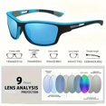 thumbnail image 5 of Gafas de ciclismo deportivas para hombre, lentes de sol polarizadas que cambian de Color, a la moda, a prueba de viento, Unisex, 1 ud., 5 of 5