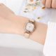 thumbnail image 1 of ZHAOCHENG Reloj retro de nicho para mujer, estilo Ins, temperamento simple, cuadrado, pequeño, mini, informal, versátil, reloj de cuarzo para mujer, color beige, 1 of 4
