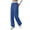 Blue(womens pants), variant on ZHYou No Boundaries Womens Sweatpants,Wide Leg Fleece Lined Warm Thick Fitted Pants,High Waist Casual Loose Trousers with Pockets,Navy,Size M