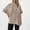 Beige, variant on ZZwxWA Womens Tops Knitted Short Batwing Sleeve , Oversized Loose-Fit Shirt, Fall Summer Plus Size Tunic Sweater Women's Solid Color Tshirts