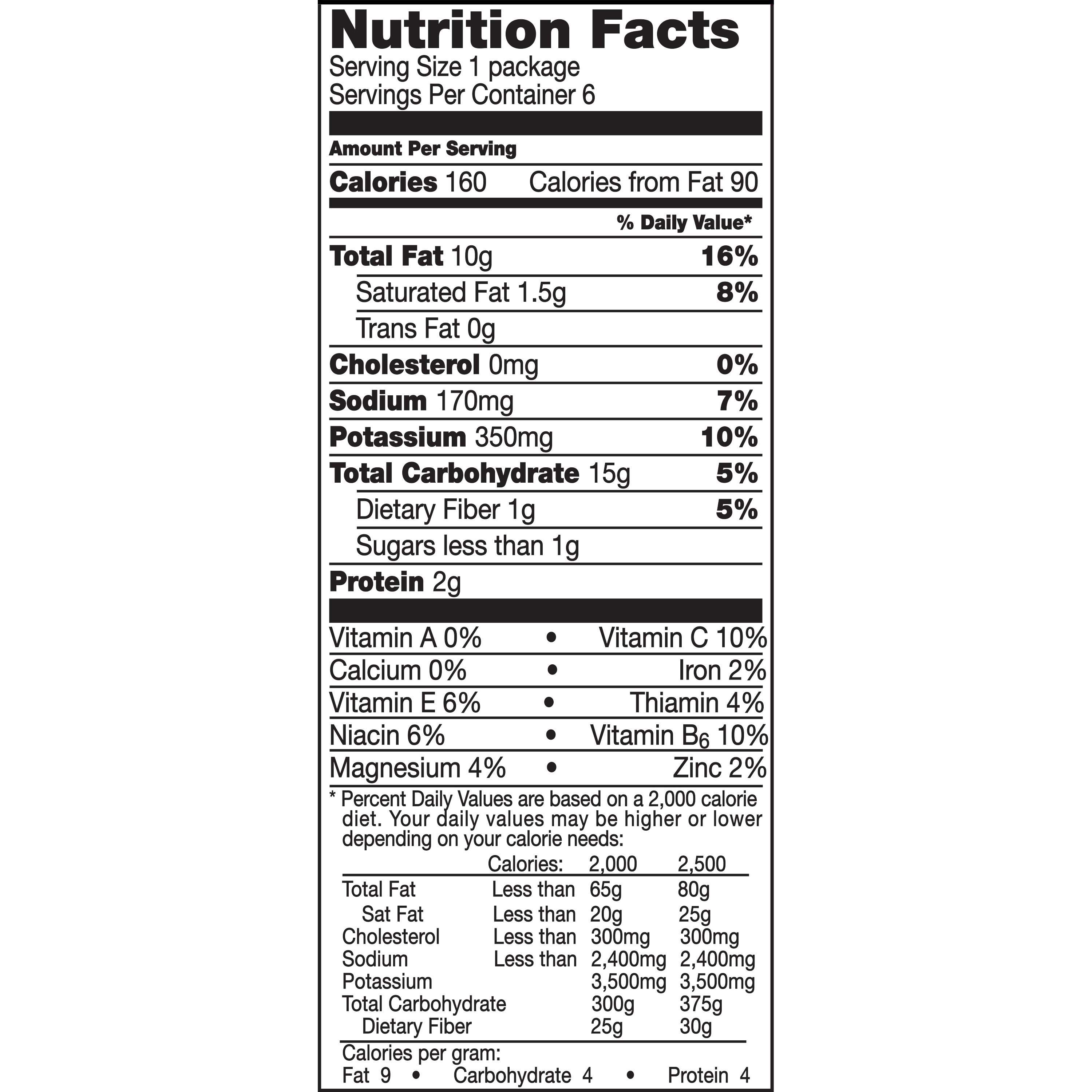 Nutrition Facts Lays Potato Chips Small Bag Blog Dandk