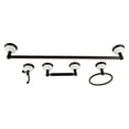 thumbnail image 1 of Kingston Brass BAK1111478MB 2.75 in. Victorian Bathroom Accessory Set, Matte Black - 4 Piece, 1 of 1