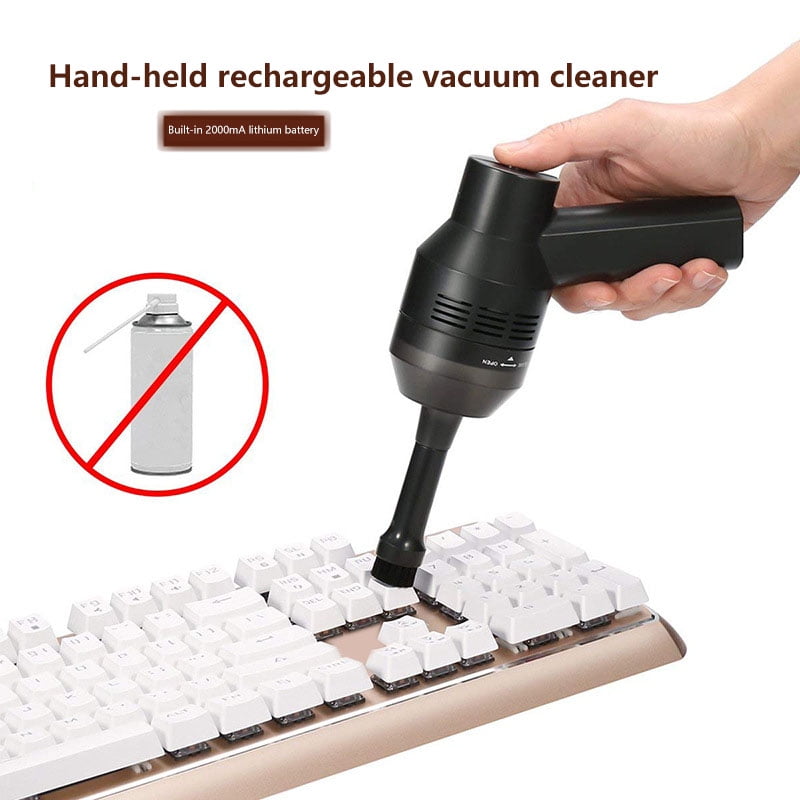 Pets Debris and Hair from Laptops Car Keyboards Mini Computer Vacuum Cleaner Portable Cordless Desktop Vacuum Cleaner Etc. Electronic Products Used to Clean Dust 