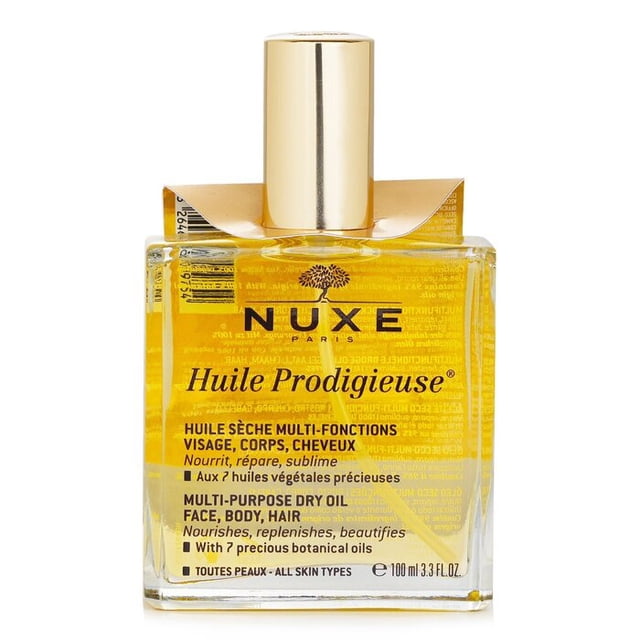 Aceite seco Nuxe Huile Prodigieuse multiusos para rostro y cuerpo H