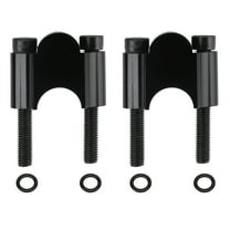 M MATI 7/8" Heavy Duty Black Handlebar Risers 30mm Height for Motorcycle ATV Dirt Bike