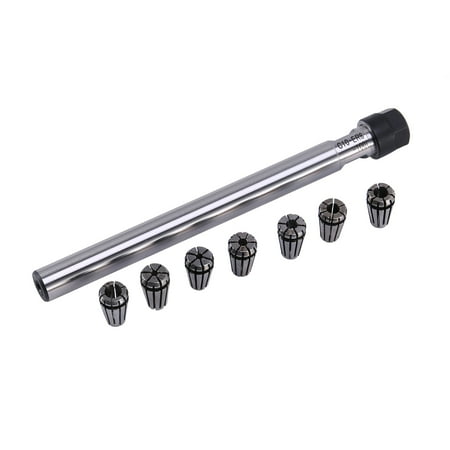 

C10 Er8A 100L Collet Chuck Holder + 7Pcs Precision Er8 Spring Collet Set