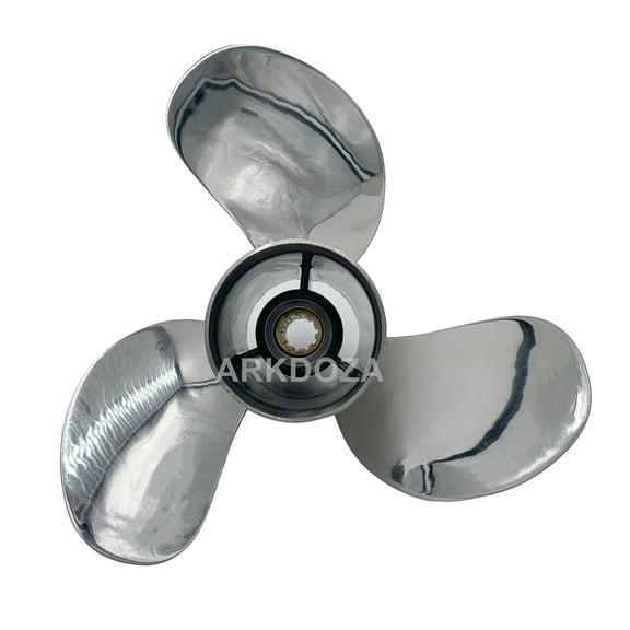 Boat Propeller 9.9x13 for Honda Outboard 25-30HP Stainless Steel 10 Tooth OEM NO:58133-ZV7-013AH 9 7/8x13