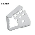 thumbnail image 4 of Yimiti Rear Foot Brake Lever Pedal Pad Extender For Bmw F800Gs F700Gs R1200Gs F650Gs,Silver, 4 of 9