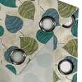 thumbnail image 4 of Ambesonne Forest Grommet Curtain, Autumn Neutral Colors Art, 50"x72", Jade Green Pale Khaki, 4 of 5