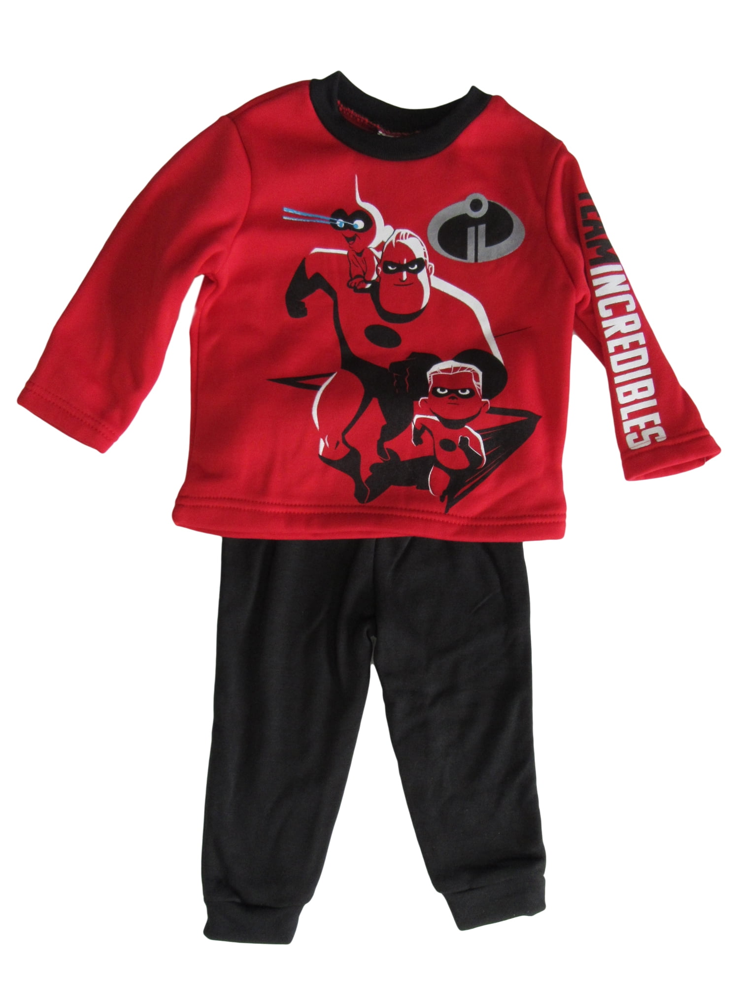 Disney Pixar The Incredibles Toddler Boys Fleece T-Shirt & Pants Set Disney Pixar The Incredibles Toddler Boys Fleece T-Shirt & Pants Set