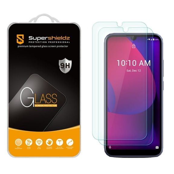 [2-Pack] Supershieldz for CoolPad Suva Tempered Glass Screen Protector, Anti-Scratch, Anti-Fingerprint, Bubble Free