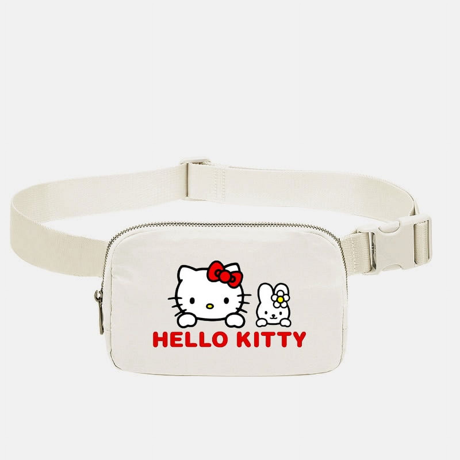 Sanrio Anime Figure Hello Kitty Chest Bag Cartoon Kawaii Crossbody Bags  Kuromi My Melody Messenger Handbag Toys Girls Xmas Gifts