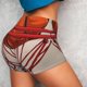thumbnail image 4 of Balery Basketball Shot Pantalones cortos de entrenamiento estampados para mujer, sin costuras, ajustados, para gimnasio, yoga, correr, deportes, ejercicio activo, fitness.-Medium, 4 of 8