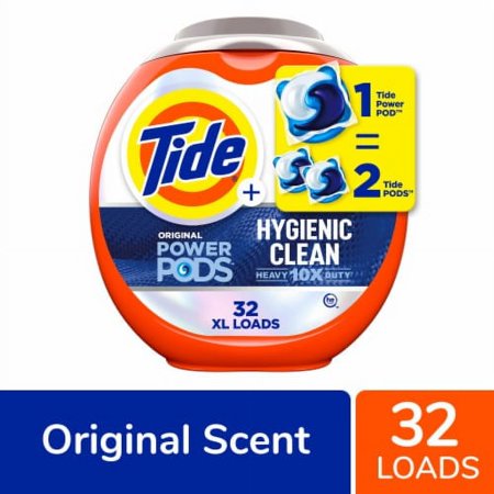 Tide Pods Hygienic Clean Heavy Duty Original Scent Laundry Detergent Pods