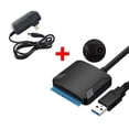 thumbnail image 1 of SATA vers USB 3.0 2.5 3.5 HDD SSD Convertisseur de Disque Dur Câble PC Adaptateur, 1 of 11