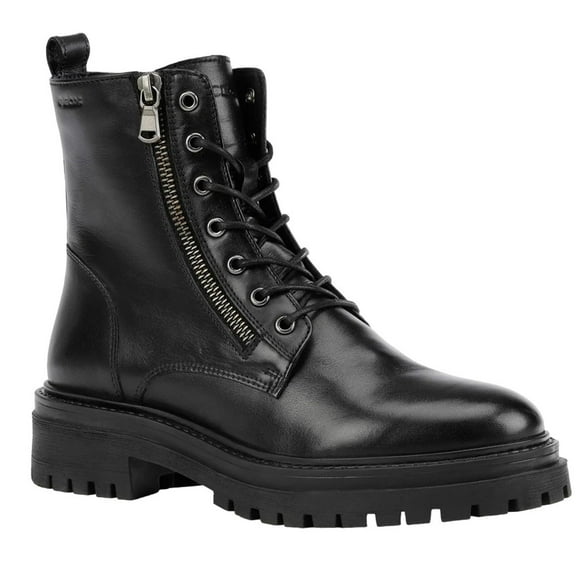 Geox Womens D Iridea F Leather Ankle Boots