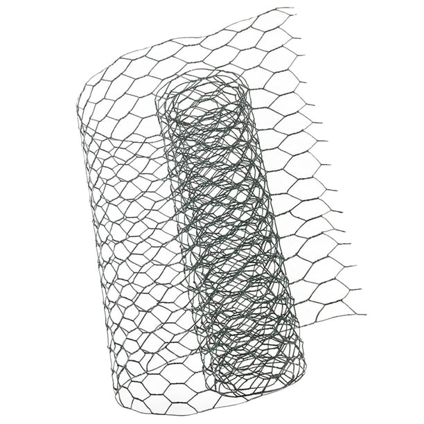 ColoMX 1 rollo de barrera para valla de jardín, red de alambre para pollo, malla para aves de corral, malla de alambre Hexagonal, red de alambre para pollo