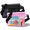 Black and Pink, variant on 2 Pack Floating Dry Bag Fanny Pack – Waterproof Pouch with Adjustable Strap, for Swimming, Boating, Kayaking & Beach(Black+Blue)