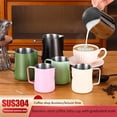 thumbnail image 3 of Totoro Hero350/600ML Coffee Milk Frothing Jug Stainless Steel Latte Art Milk Frother Pitcher with Scale Kitchen Espresso Coffee Accessories, 3 of 10