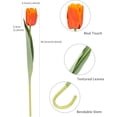thumbnail image 2 of White Flowers Artificial Tulips Real Touch Tulip Bouquets in Bulk Fake Tulips Flowers for Home Kitchen Decoration Wedding Party with Box, 2 of 5