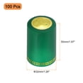 thumbnail image 2 of Uxcell 100 Pack Heat Shrink Wrap Sleeves Wine Shrink Wrap Cap, 32x50mm Green, 2 of 5