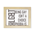 thumbnail image 1 of Marco de foto de madera Arcoiris LGBT 6x8 pulgadas Unbranded, 1 of 4