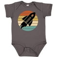 thumbnail image 3 of Inktastic Space Rocket Retro Sunset Boys or Girls Baby Bodysuit, 3 of 5
