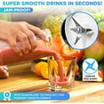 thumbnail image 6 of Bionic Smoothie Blender Personal Portable Rechargeable Blender Juicer Protein Mikshake Baby Food Maker Pink, 6 of 8