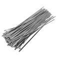 thumbnail image 3 of Attache Zip Auto-Verrouillante, 100 Pcs Attache-Câble en Acier Inoxydable Design Exquis, 3 of 8