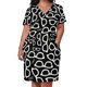 thumbnail image 2 of Vestido de verano con estampado de gafas para mujer traje holgado con bolsillo para fiesta nocturna, 2 of 6