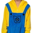 thumbnail image 3 of Minions Boy's Kigurumi Union Suit One Piece Fleece Hooded Pajama Stuart and Kevin, 3 of 7