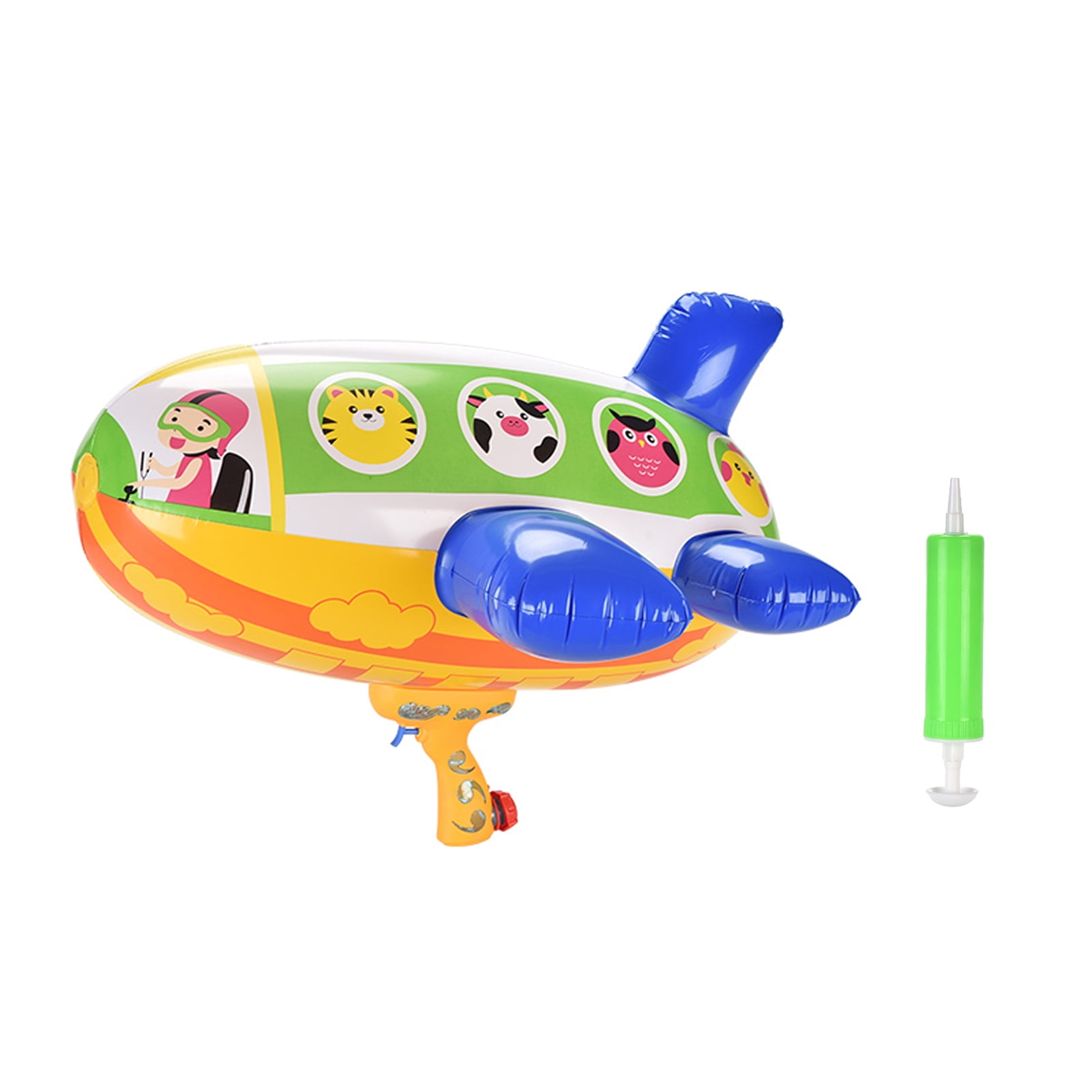 Gecheer Balloon WaterGun, Foldable Large Inflatable Airship Shaped