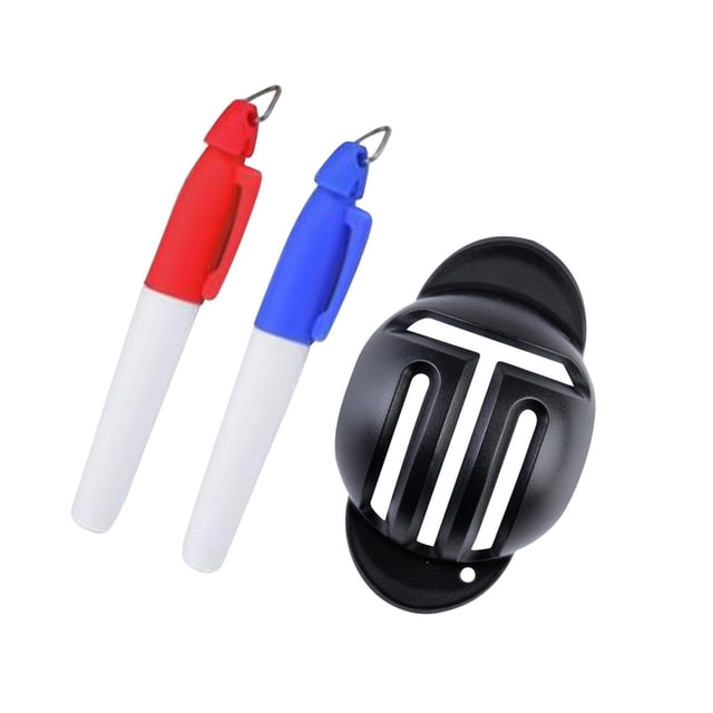 Maytalsory for Golf Ball Marker Line Drawing Stencil with training Marker Tools Set T Line 4.5cm 1Set
