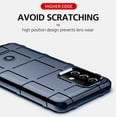 thumbnail image 2 of Case for Galaxy A52 5G, Nakedcellphone [Navy Blue] Special Ops Tactical Armor Rugged Shield Flexible Cover [Anti-Fingerprint, Matte Texture] for Samsung Galaxy A52 5G Phone, 2 of 8
