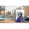 thumbnail image 2 of Ahgly Company Machine Washable Indoor Square Transitional Denim Dark Blue Area Rugs, 4' Square, 2 of 7